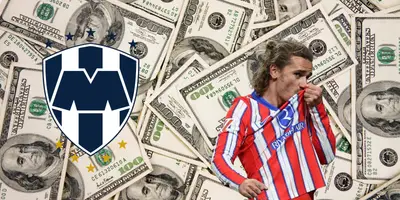 Fondo tomado de Canva, con Griezmann al frente