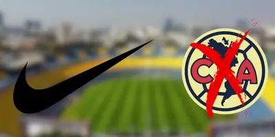 Fondo tomado de ESTO, con Nike y América en escudo al frente