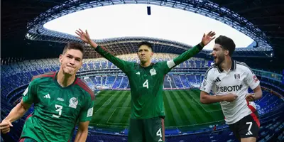 Fondo tomado de Mediotiempo, con Edson, Raúl y Montes al frente