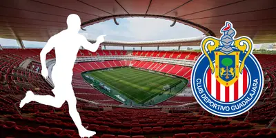 Fondo tomado de Omnilife, con escudo de Chivas al frente