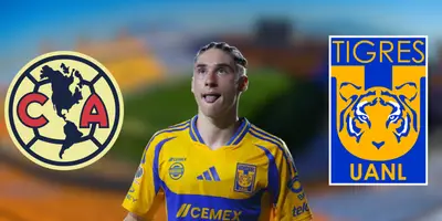 Fondo tomado de Tigres, con Flores al frente