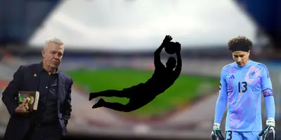 Fondo tomado de Wikipedia, con Aguirre y Ochoa al frente