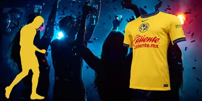 Foto de un antro tomada de Canva, con jersey del América al frente