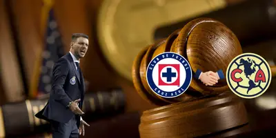 Foto de un tribunal de fondo, tomado de Canva, con Anselmi al frente