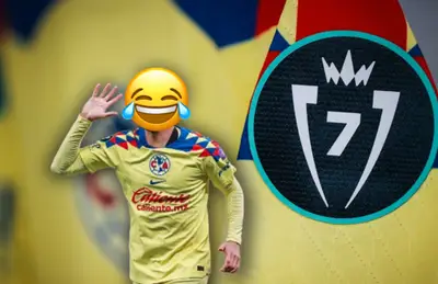 Futbolista del América con el rostro tapado/Foto Récord.