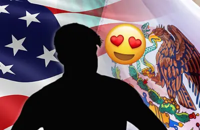 Futbolista en forma de silueta, banderas de Estados Unidos y México, emoji/Foto U.S Embassy.