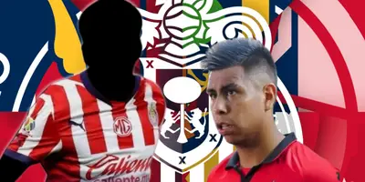Futbolista incógnito de Chivas junto a Efraín Álvarez / FOTO YOUTUBE