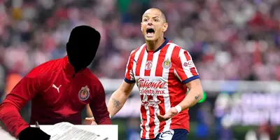 Futbolista incógnito de Chivas junto a Javier Hernández / FOTO QUADRATIN JALISCO