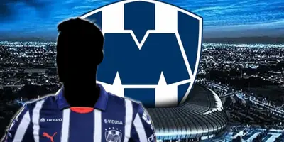 Futbolista incógnito de Rayados junto al Estadio BBVA / FOTO MARCA