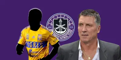 Futbolista incógnito de Tigres junto a Robert Siboldi / FOTO SPORTING NEWS