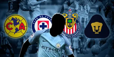 Futbolista incógnito del Manchester City junto a los Cuatro Grandes de México / FOTO GOAL