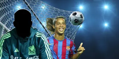Futbolista incógnito del Tri junto a Ronaldinho / FOTO INSTAGRAM