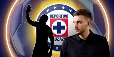 Futbolista incógnito junto a Martín Anselmi / FOTO EL ECONOMISTA