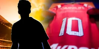 Futbolista incógnito junto al jersey de Chivas / FOTO FÚTBOL CON CEREBRO