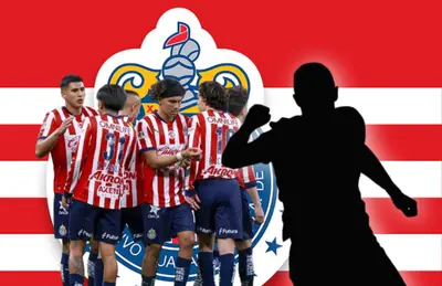 Futbolistas de Chivas y Uros Durdevic en forma de sombra/ Foto Peakpx.