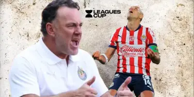 Gabriel Milito junto a Javier Hernández / FOTO BOLAVIP