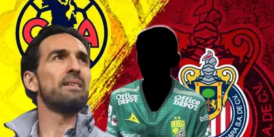 Gerardo Espinoza junto a futbolista incógnito del Club León / FOTO ABC NOTICIAS