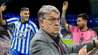 Gerardo Martino, Germán Berterame y Lionel Messi