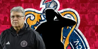 Gerardo Martino junto a futbolista incógnito / FOTO MLS EN ESPAÑOL