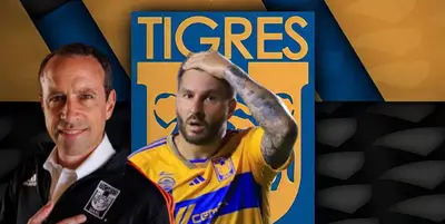 Gerardo Torrado junto a André Pierre Gignac / FOTO BOLAVIP