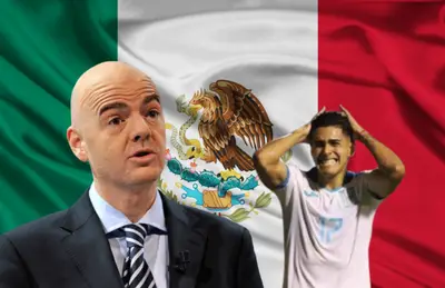 Gianni Infantino y jugador de Honduras con manos en la cabeza/ Foto Wallpaper Cave.
