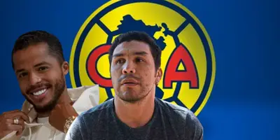 Giovani Dos Santos y Salvador Cabañas / FOTO RÉCORD