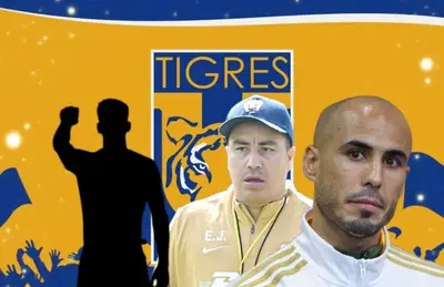Guido Pizarro, Efraín Juárez y Lisandro Magallán en forma de silueta/Foto Hinos.