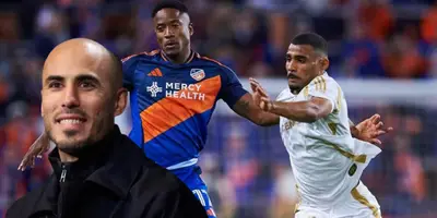 Guido Pizarro en el Cincinnati vs Tigres / FOTO RÉCORD