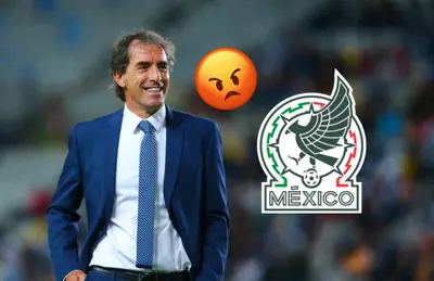 Guillermo Almada, emoji enojado y logo de Selección/Foto La Media Titular.