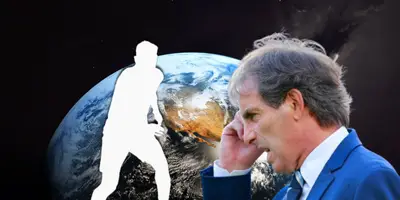 Guillermo Almada junto a futbolista incógnito / FOTO SOY FÚTBOL