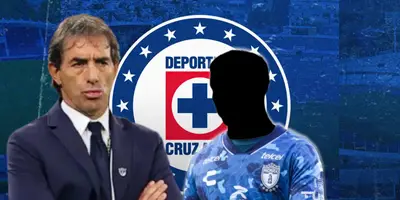 Guillermo Almada junto a jugador incógnito de Pachuca / FOTO EXCÉLSIOR