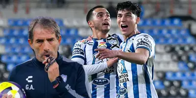 Guillermo Almada junto a Luis Chávez y Kevin Álvarez / FOTO EL UNIVERSAL HIDALGO