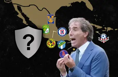 Guillermo Almada reclamando y mapa de equipos/ Foto UNCAF.
