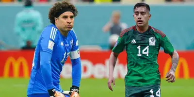 Guillermo Ochoa con el Tri. Foto: Vanguardia. Erick Sánchez con el Tri. Foto: TV Azteca