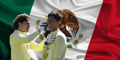 Guillermo Ochoa junto a Fernando Tapia / FOTO MEDIOTIEMPO