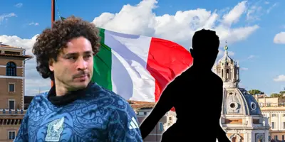 Guillermo Ochoa junto a futbolista incógnito / FOTO RÉCORD