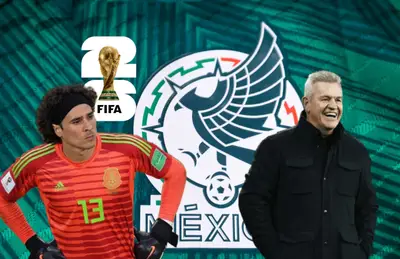 Guillermo Ochoa triste y Javier Aguirre/Foto Mi Selección.