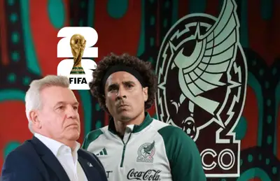 Guillermo Ochoa y Javier Aguirre seriosc/Foto Antena 2.