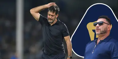 Gustavo Lema en el Pumas vs Cruz Azul de 4tos de final. Foto: Claro Sports