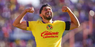 Henry celebrando con América. Foto: ESTO