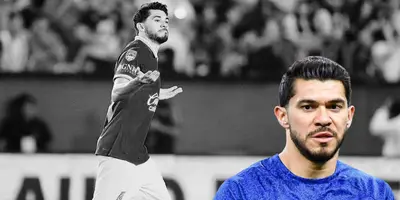 Henry Martín celebrando con América. Foto: Ovaciones