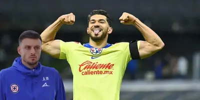Henry Martín celebrando gol con América. Foto: Fútbol Total