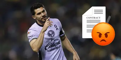 Henry Martín en partido con el América. Foto: Récord.