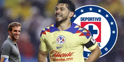 Henry Martín en partido con el América. Foto: Transfermarkt