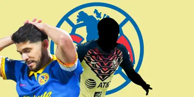 Henry Martín junto a futbolista incógnito del América / FOTO JUAN FÚTBOL