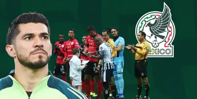 Henry Martín junto a protocolo de la Liga MX / FOTO RÉCORD