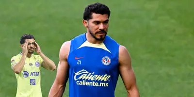 Henry Martín molesto con el América