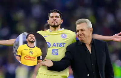 Henry Martín y Javier Aguirre/Foto Ovaciones.