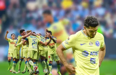 Henry Martín y jugadores del América/ Foto Club América.