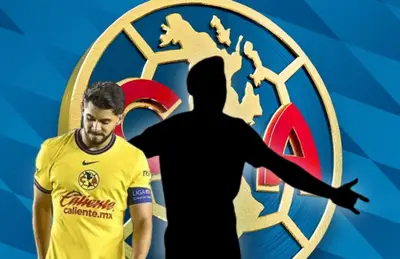 Henry Martín y silueta de Bruno Barticciotto/Foto Club América.